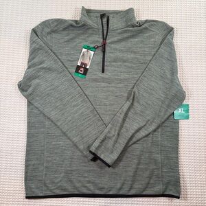 New Avalanche Green 1/4 Zip Pullover Men’s XL
